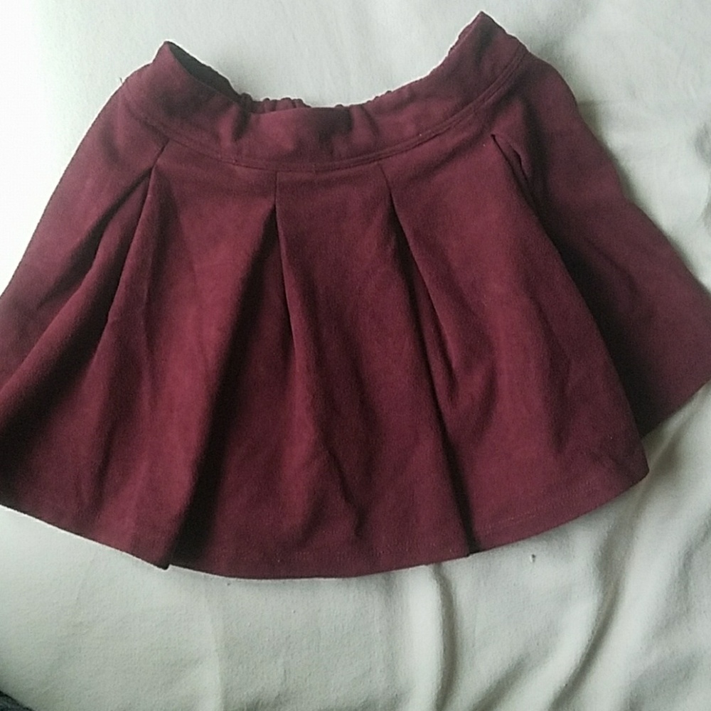 Abercrombie kids suede skirt